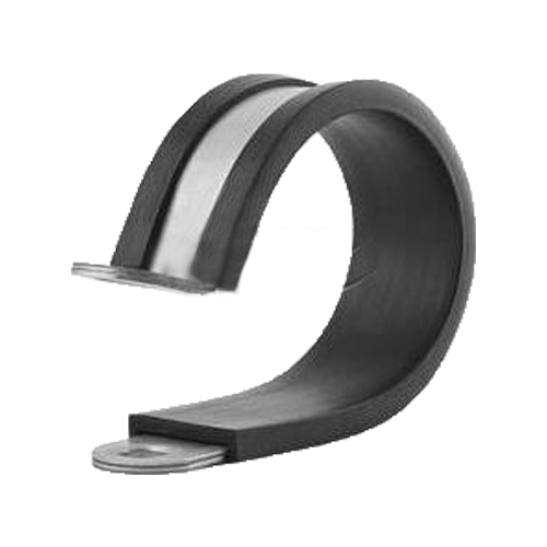 10Mm Pipe Clamp Rubber/Metal (10Pk)