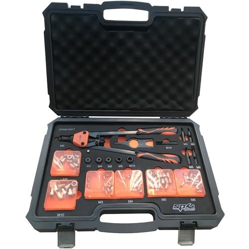 Nut Riveter Set M3-M10 Lever Type 74 Piece