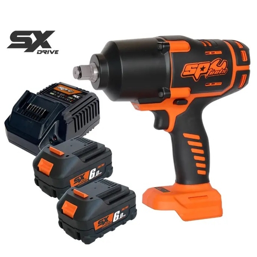 18v 3/4"Dr Brushless Impact Wrench Kit - 6.0Ah X2 - SP83140