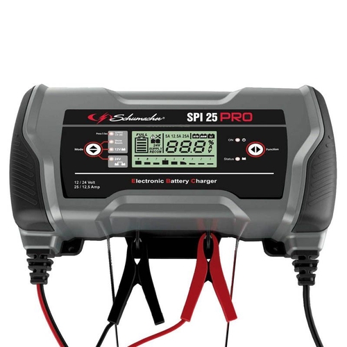 Schumacher SPi Pro25 (94065325i) 12V-25A / 24V-12.5A Digital Display Battery Charger - SPIPRO25