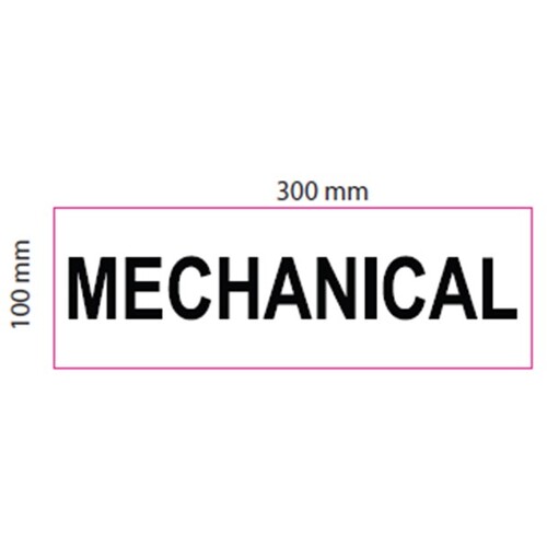 Custom Sticker Decal  200x100  (FORK02) 
Black on Fluro