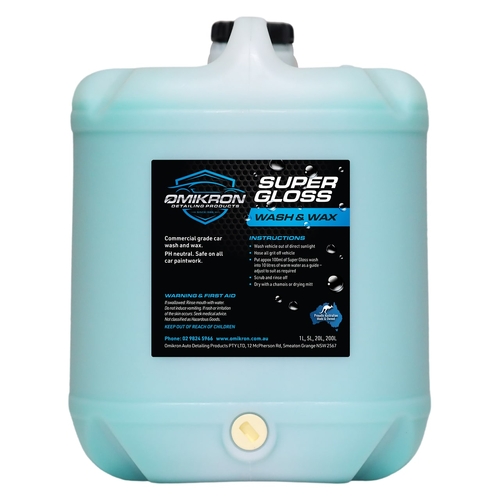 Super Gloss Car Wash And Wax 20L