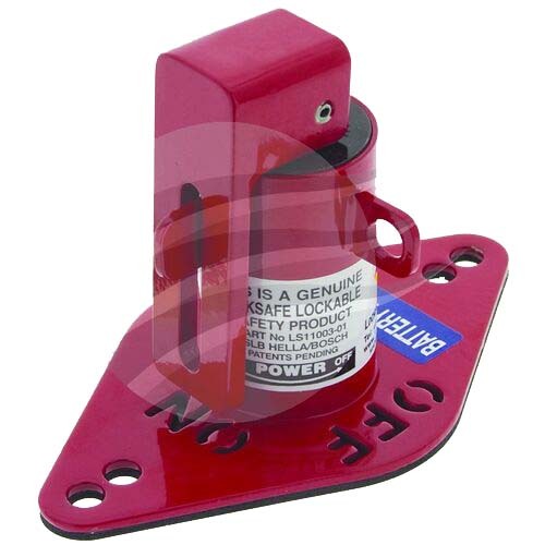 Red Battery Master Switch Locking Suit Hella/Bosch Master Switch