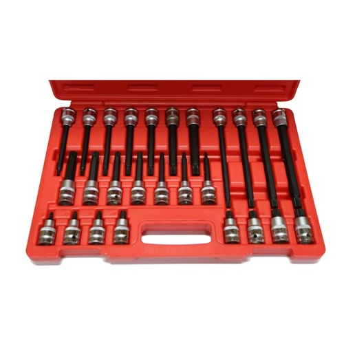 No.T2602 - 26 Piece Multi-Spline 1/2" Drive Sockets