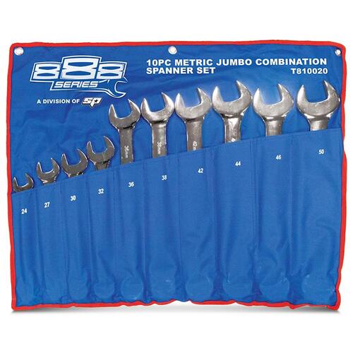 Spanner Set 888 Metric Jumbo 10pc