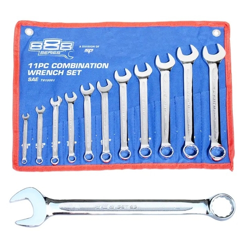 Combination ROE Spanner Set 15° Offset - SAE - 11pc - T810061