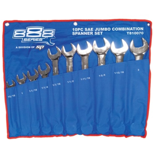 Spanner Set 888 Sae 10pc Jumbo