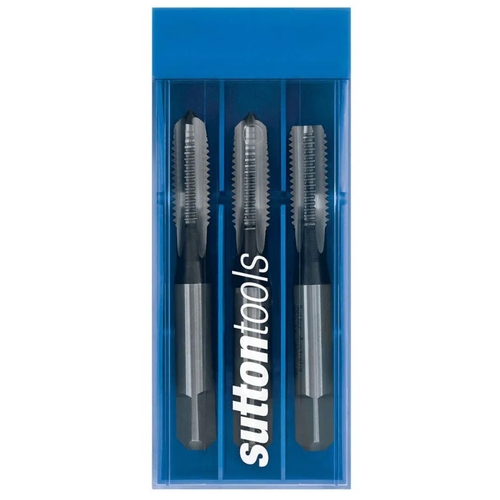 SUTTON 1/4" x 26 BSF HSS Hand Tap Set - 3 Piece