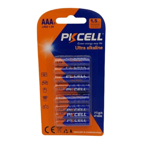 AAA Battery PK Cell 8 Pack - TAAA8