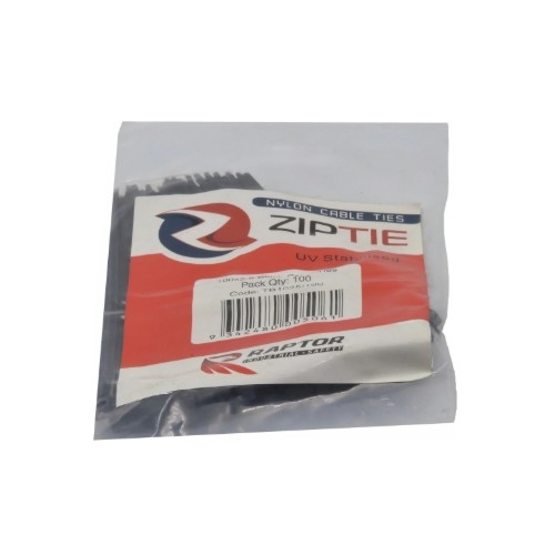 Black Cable Ties 200 x 4.8mm - 100 Pack - TB2048-100