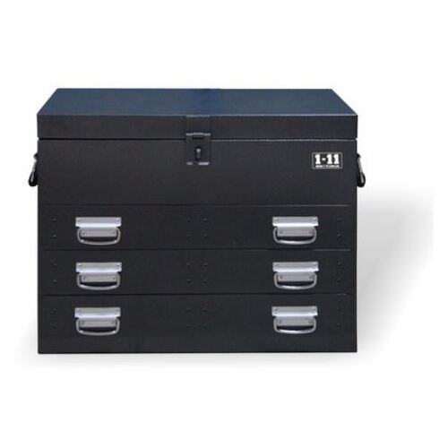 HD Vehicle Chest - Grey Hammertone - 3 Drawer Toolbox (747mm wide)