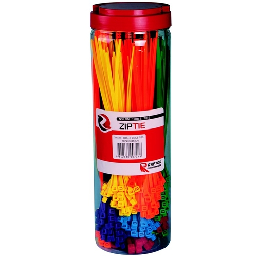 Mixed Colour Cable Tie Pack 420 pieces