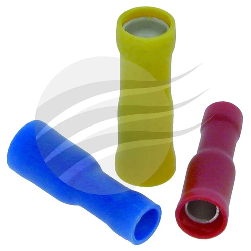 100pc Crimp Terminal Female Bullet Red Terminal