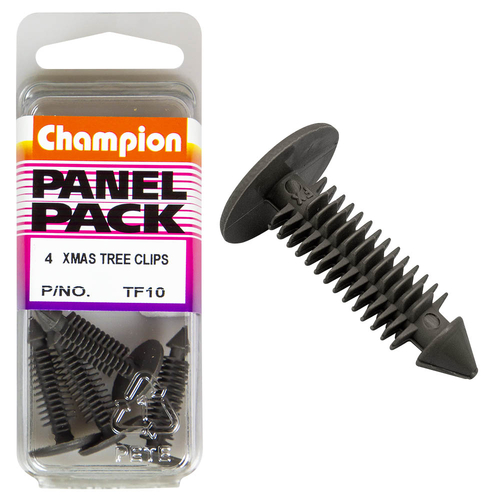 Xmas Tree Clips-Col: Grey-Len: 22Mm-Stem Dia: 6.8Mm-Head: 16Mm - TF10