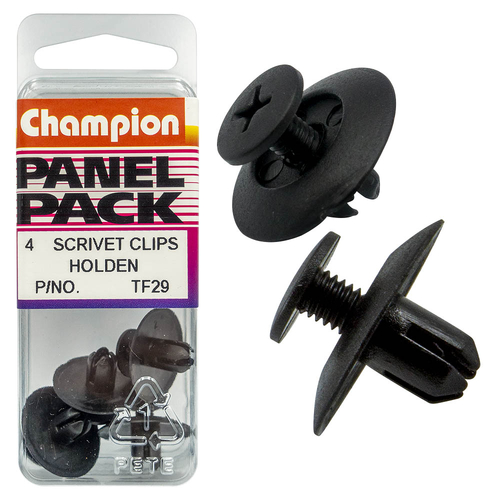 Scrivets-Col: Black-Len: 9Mm-Hole: 6Mm-Head: 20Mm - TF29