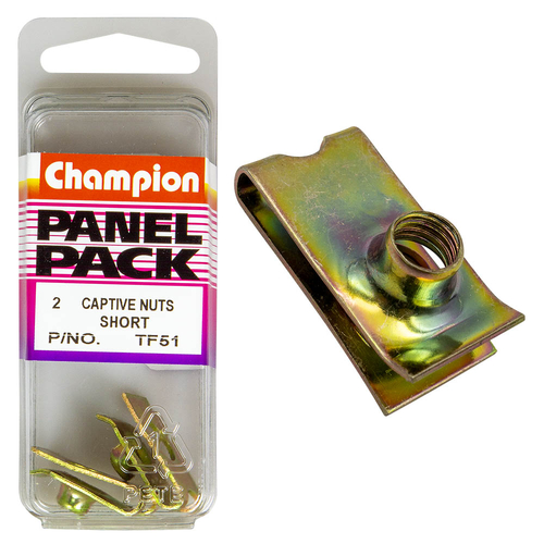 M6 Short Captive Nuts