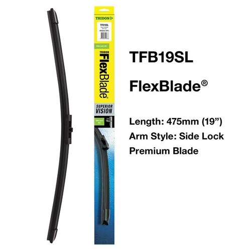 Wiper Blade 19"  Flexblade Side Lock