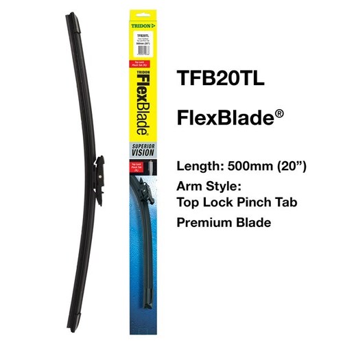 Wiper Tridon Flexblade - Top Lock Pinch Tab