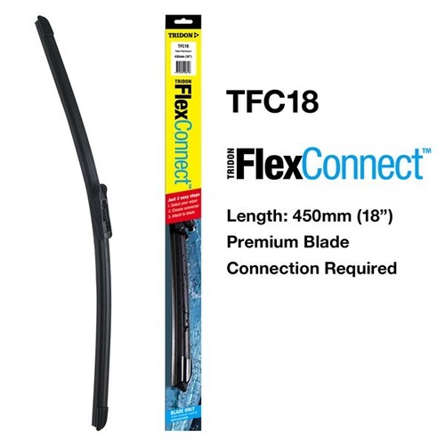 Wiper Blade 18" Flexconnect Tridon