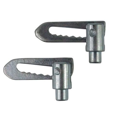 Pair Anti Rattle Tailgate Latches Weld On Trailer Truck Ute 90Mm Length