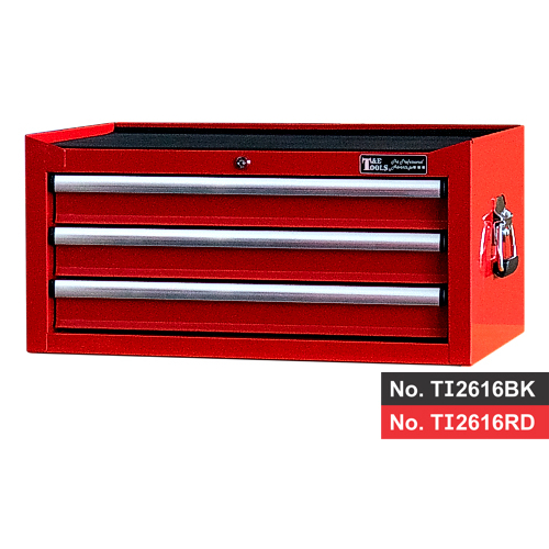 No.TI2616BK - 26" 3 Drawer Deep Intermediate Chest