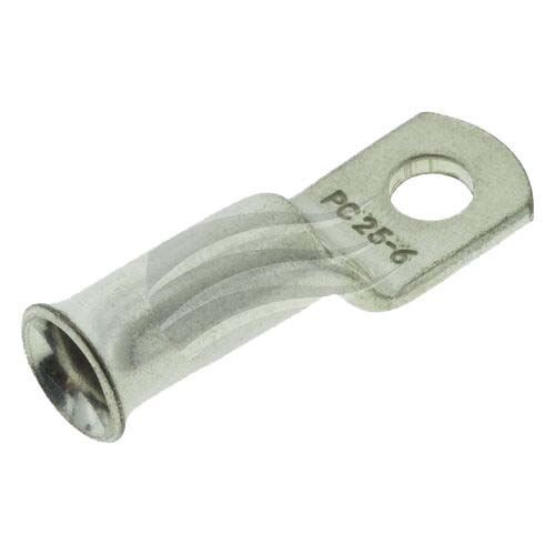 25Mm X 6Mm Cable Lug Open Barrel Stud FL Conductor 1pc