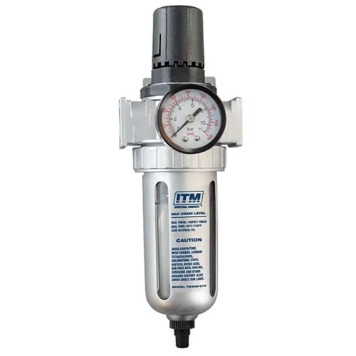 Filter Regulator Heavy Duty Auto Drain 1/2" ITM TM340-014