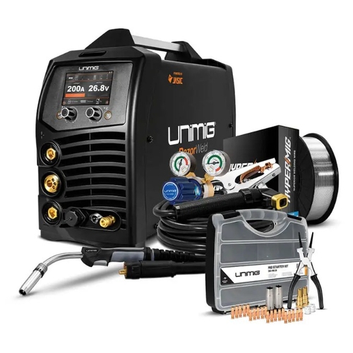 Unimig Razor 200 Pulse Mig/Tig/Stick Welder - TMFU11003K