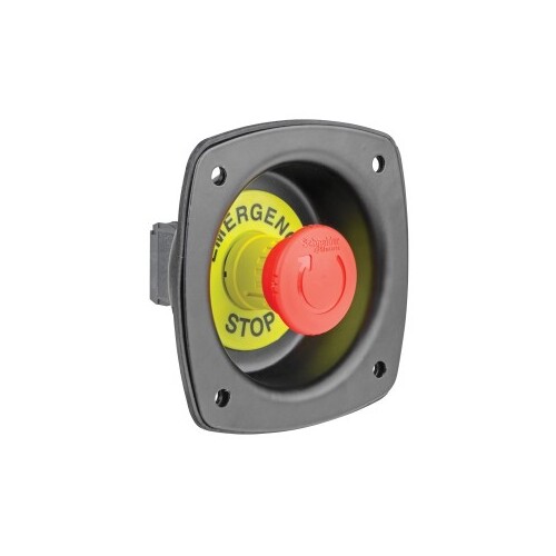 Recessed Emergency Stop Mount Steel 22mm Mounting Hole