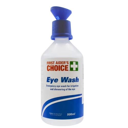 First Aiders Choice Eyewash and Irrigation Solution 500mL