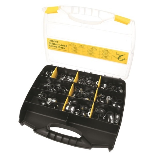 Clamp Pack (TRLC Series - Rubber Lined - Zinc Plated Carbon Steel) P-Clamp