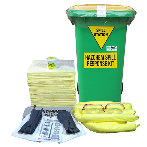 205L Dangerous Goods Spill Kit 240L Bin Capacity 205L