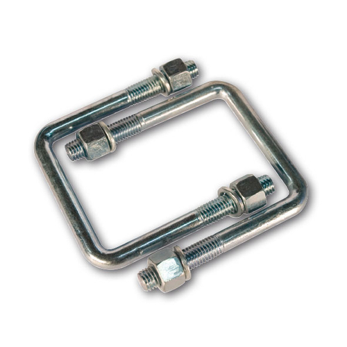 Packet 2 U-Bolt 2" X 2" With Nuts & Spring Washers 50Mm X 50Mm