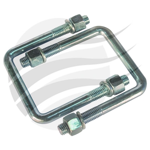 Packet 2 U-Bolt 3" X 2" With Nuts And Spring Washers 75Mm X 50Mm