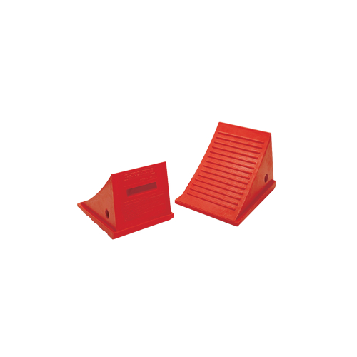Wheel Chock Poly/Urethane Orange 13.6T 900Mm Wheel