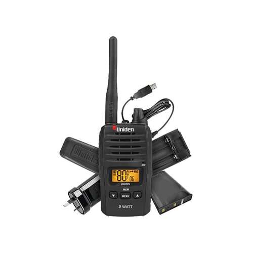 Uniden 80 Channels 2 Watt UHF Handheld Radio