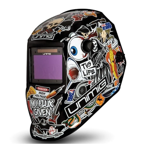 UNIMIG UM-H-CHAOS Chaos Automatic Welding Helmet with True Colour Lens