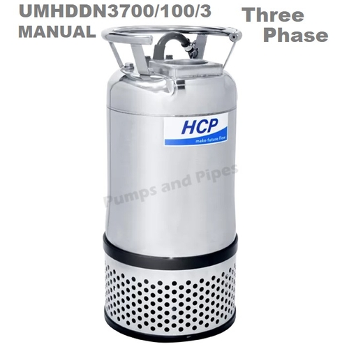 UMHDDN3700/100/3 Dewatering Pump Manual Three Phase 50hz 415Volt – Ultraflow Mine and Site Dewatering Pumps  100mm - UMHDDN3700-100-3