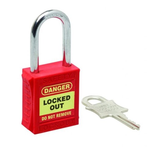 Red Lockout Padlock