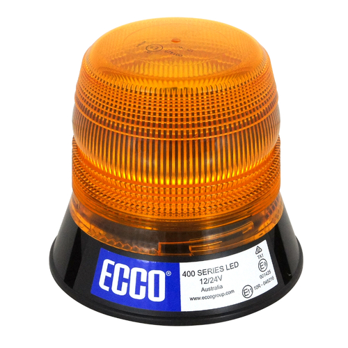 LED Beacon Amber 12 or 24V Permanent Mount