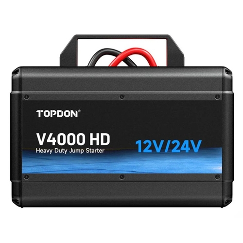 TOPDON 12/24V 3000A Jump Starter and Power Bank - V4000HD