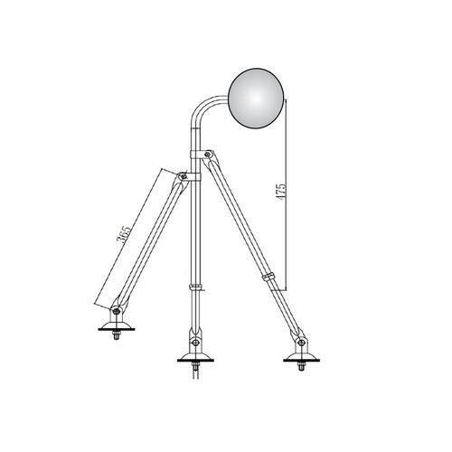 Front 8½"  Spotter & Arm Kit