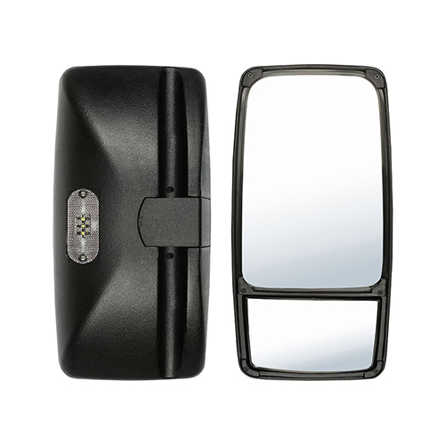 440x200mm Mirror Head With Led Light Left Hand