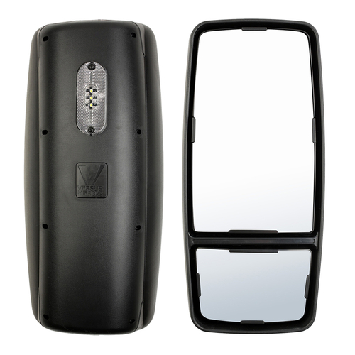 ACCO Mirror With Led Twin M&H Left Hand 12v