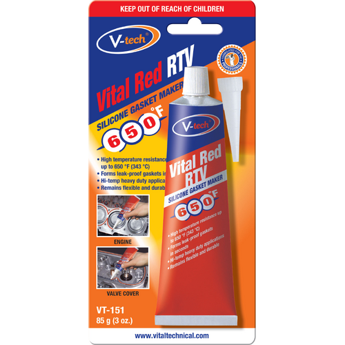 V-Tech Vital Red RTV 85gm - VT151
