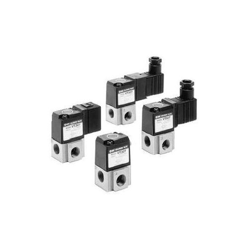 VLV 3/2 1/4 N/C 12VDC 3-Port Solenoid Valve, Direct Operated High Pressure