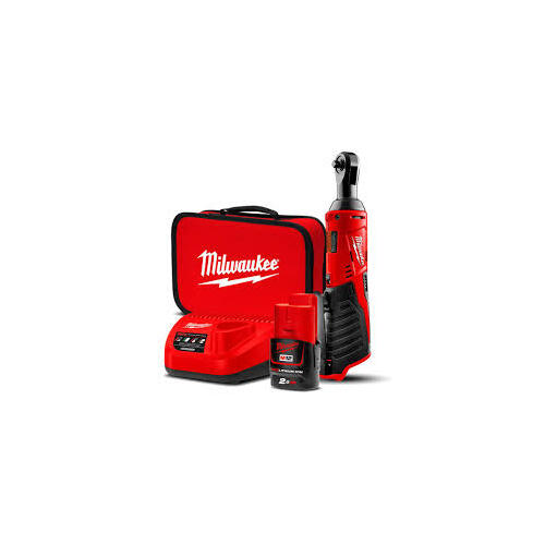 Milwaukee M12IR-201B 12V 2.0Ah Li-Ion Cordless 3/8" Ratchet Combo Kit