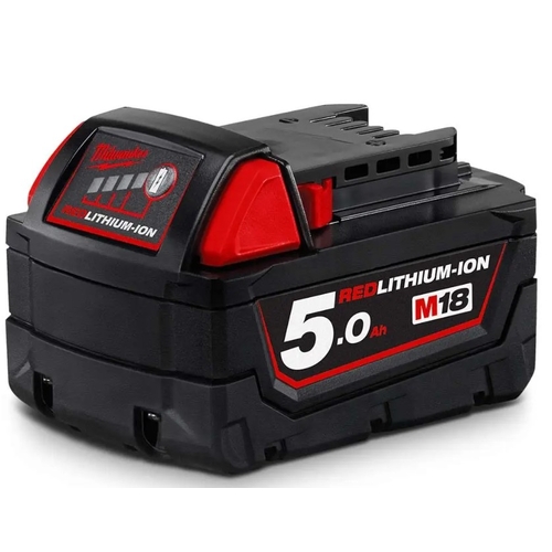 Milwaukee M18B5 18V 5.0Ah Li-Ion RED LITHIUM Battery