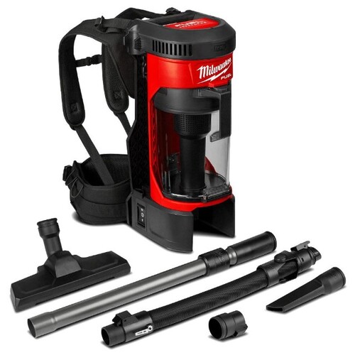 Milwaukee M18FBPV-0 18V Li-ion Cordless Fuel 3-in-1 Backpack Vacuum Dust Extractor - Skin Only