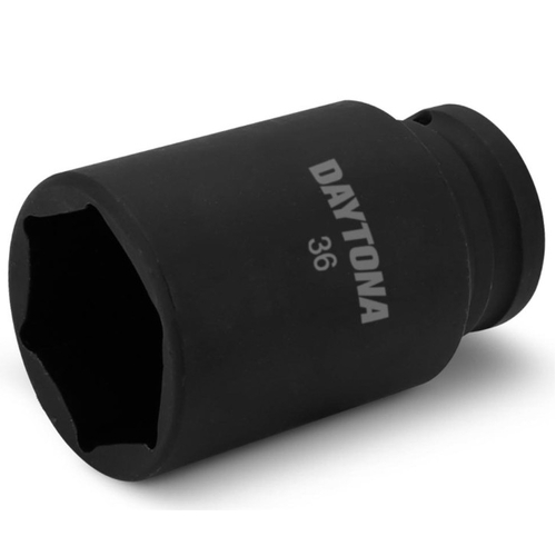 Daytona DD3612 1/2" Drive 6 Point Metric 36mm Deep Impact Socket - W142287